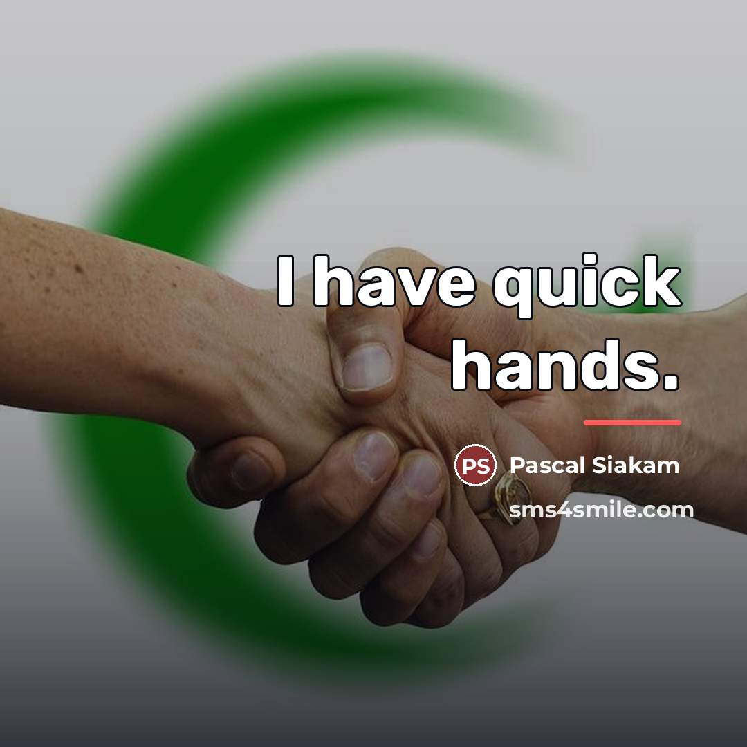 “I have quick hands.…” quote by Pascal Siakam