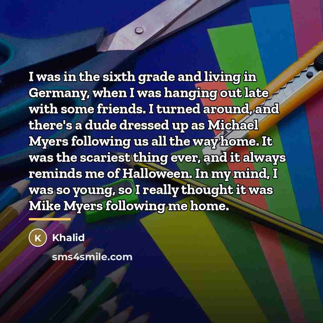 “I was in the sixth grade and living in Germany,…” quote by Khalid
