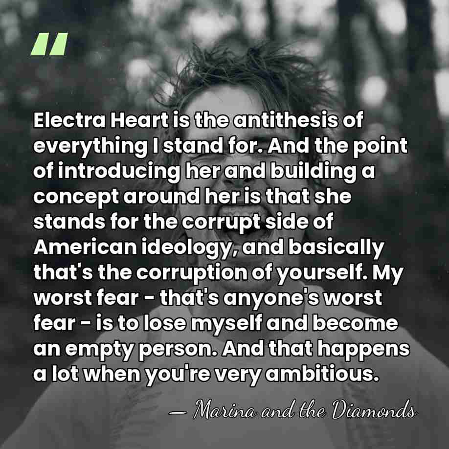 Electra Heart is the antithesis of everything I stand for. And the&hellip; - Marina and the Diamonds
