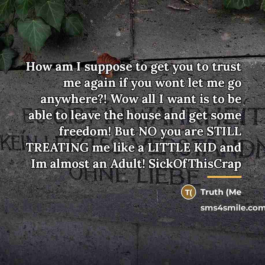 “How am I suppose to get you to trust me…” quote by Anonymous