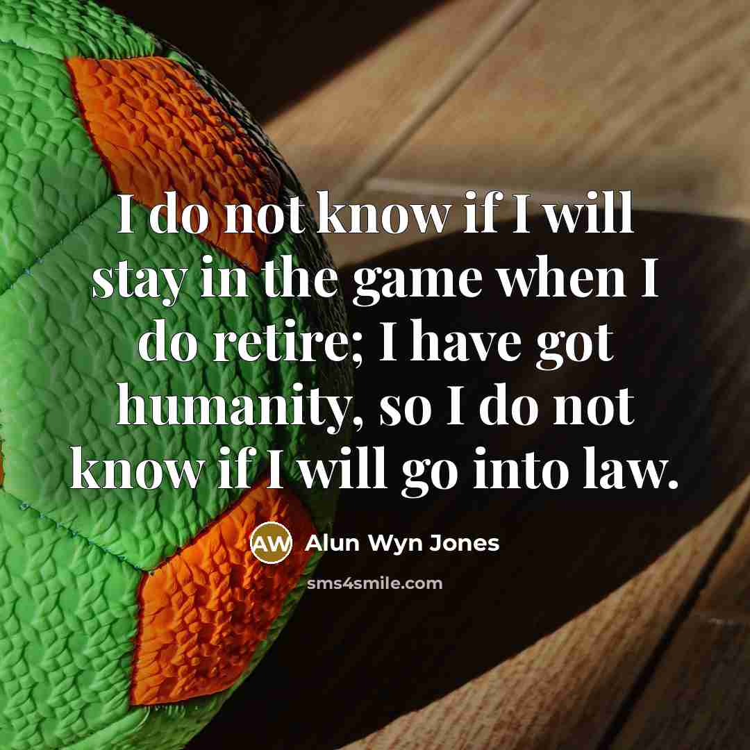“I do not know if I will stay in the…” quote by Alun Wyn Jones