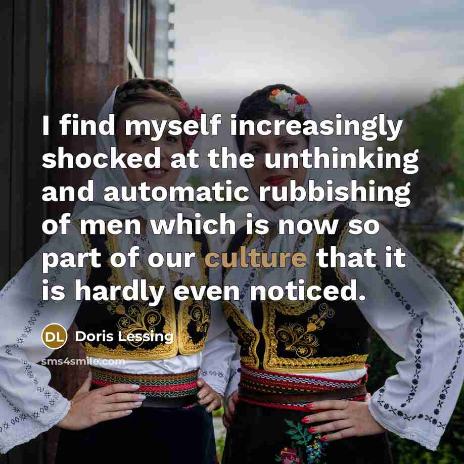 “I find myself increasingly shocked at the unthinking and automatic…” quote by Doris Lessing
