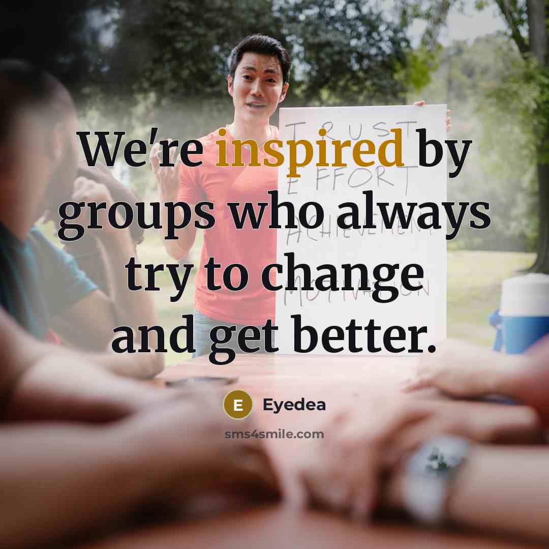 “We're inspired by groups who always try to change and…” quote by Eyedea
