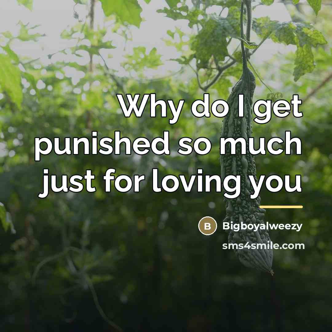 “Why do I get punished so much just for loving…” quote by Bigboyalweezy