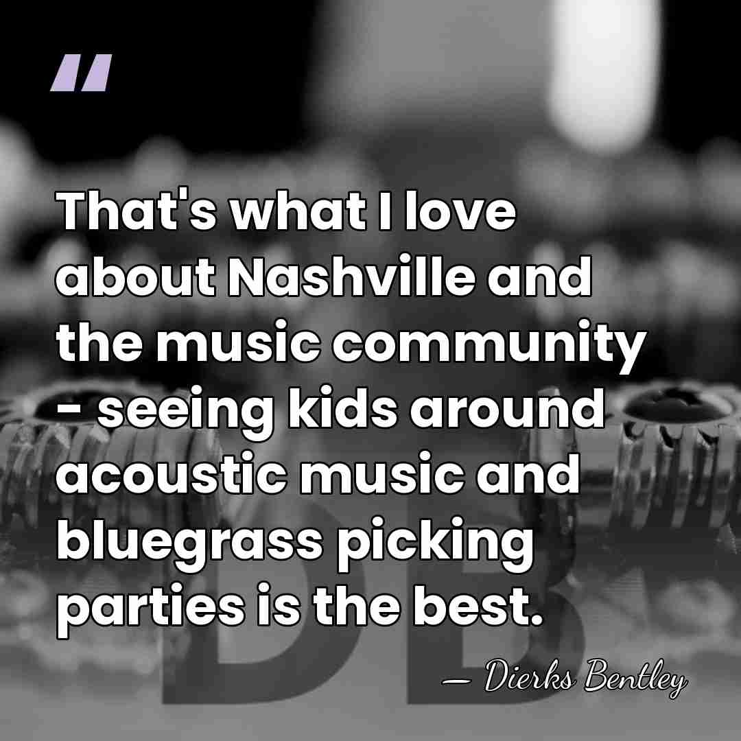 That's what I love about Nashville and the music community - seeing&hellip; - Dierks Bentley