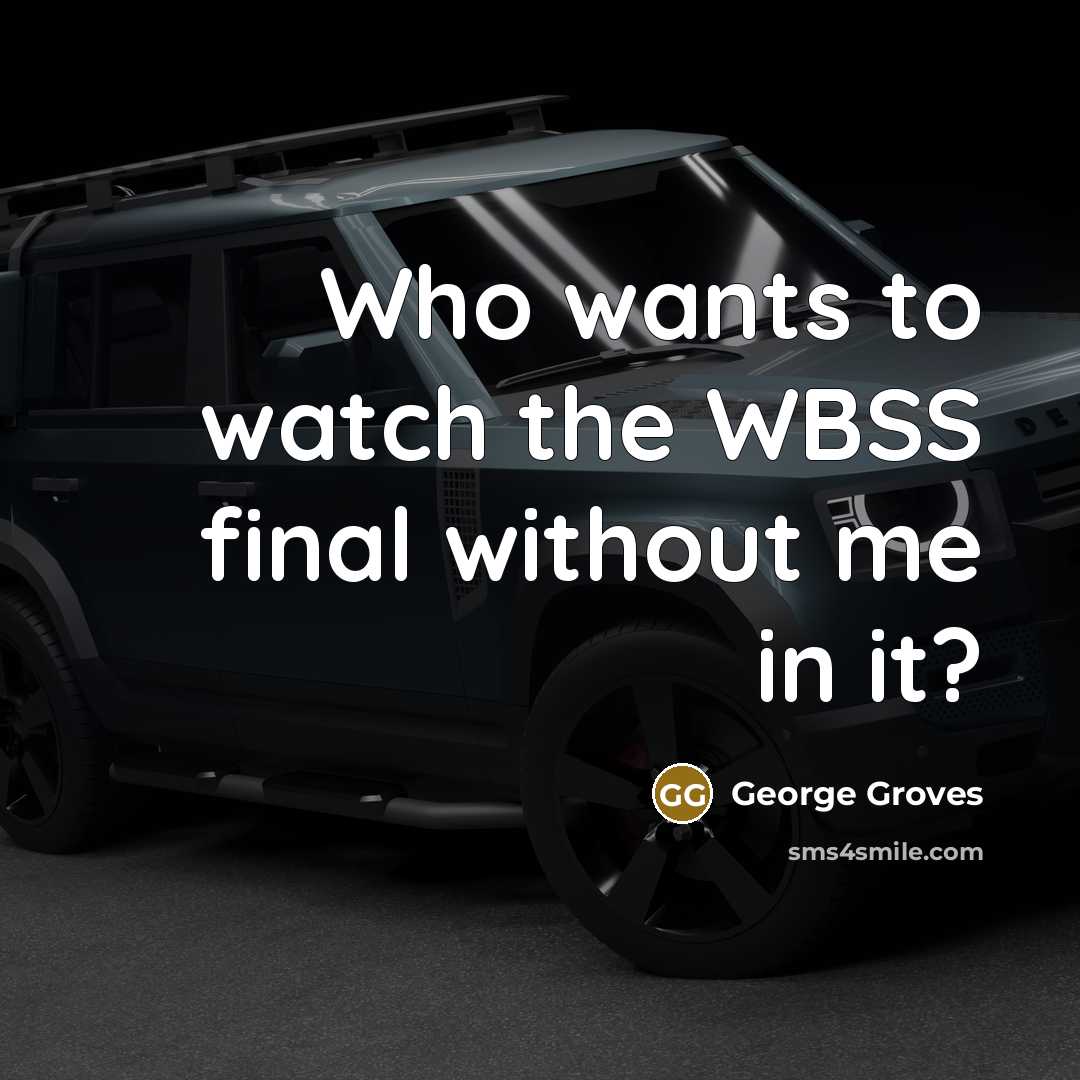 “Who wants to watch the WBSS final without me in…” quote by George Groves