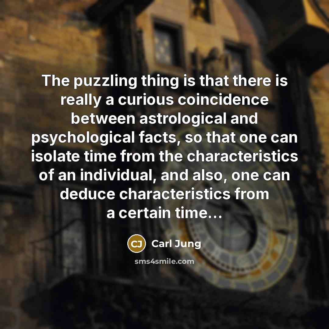 “The puzzling thing is that there is really a curious…” quote by Carl Jung