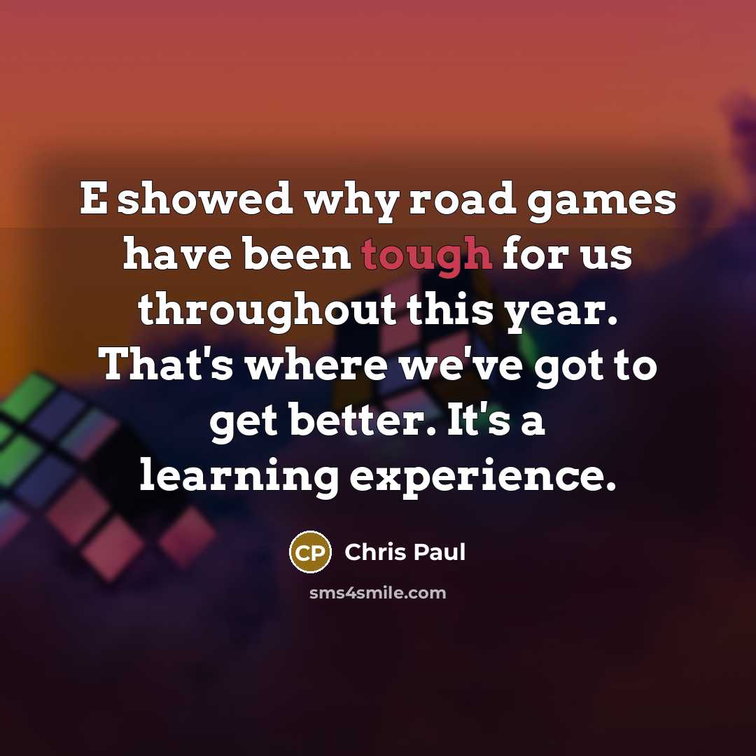 “E showed why road games have been tough for us…” quote by Chris Paul
