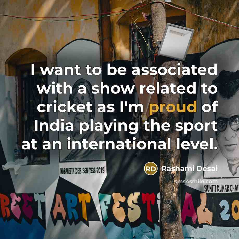 “I want to be associated with a show related to…” quote by Rashami Desai