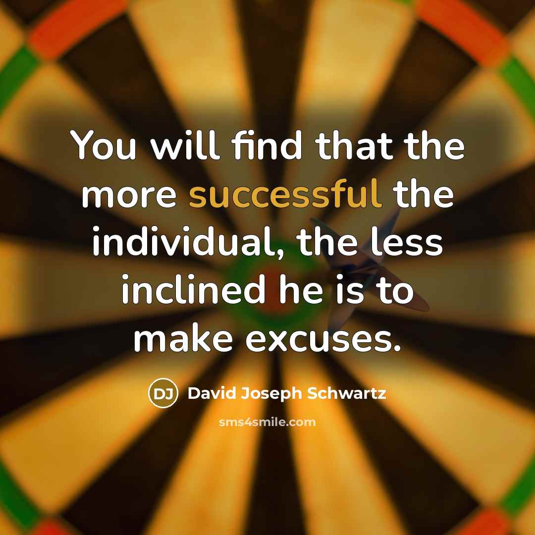 “You will find that the more successful the individual, the…” quote by David Joseph Schwartz