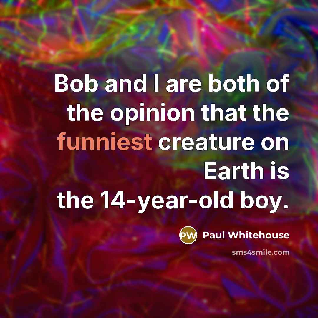 “Bob and I are both of the opinion that the…” quote by Paul Whitehouse