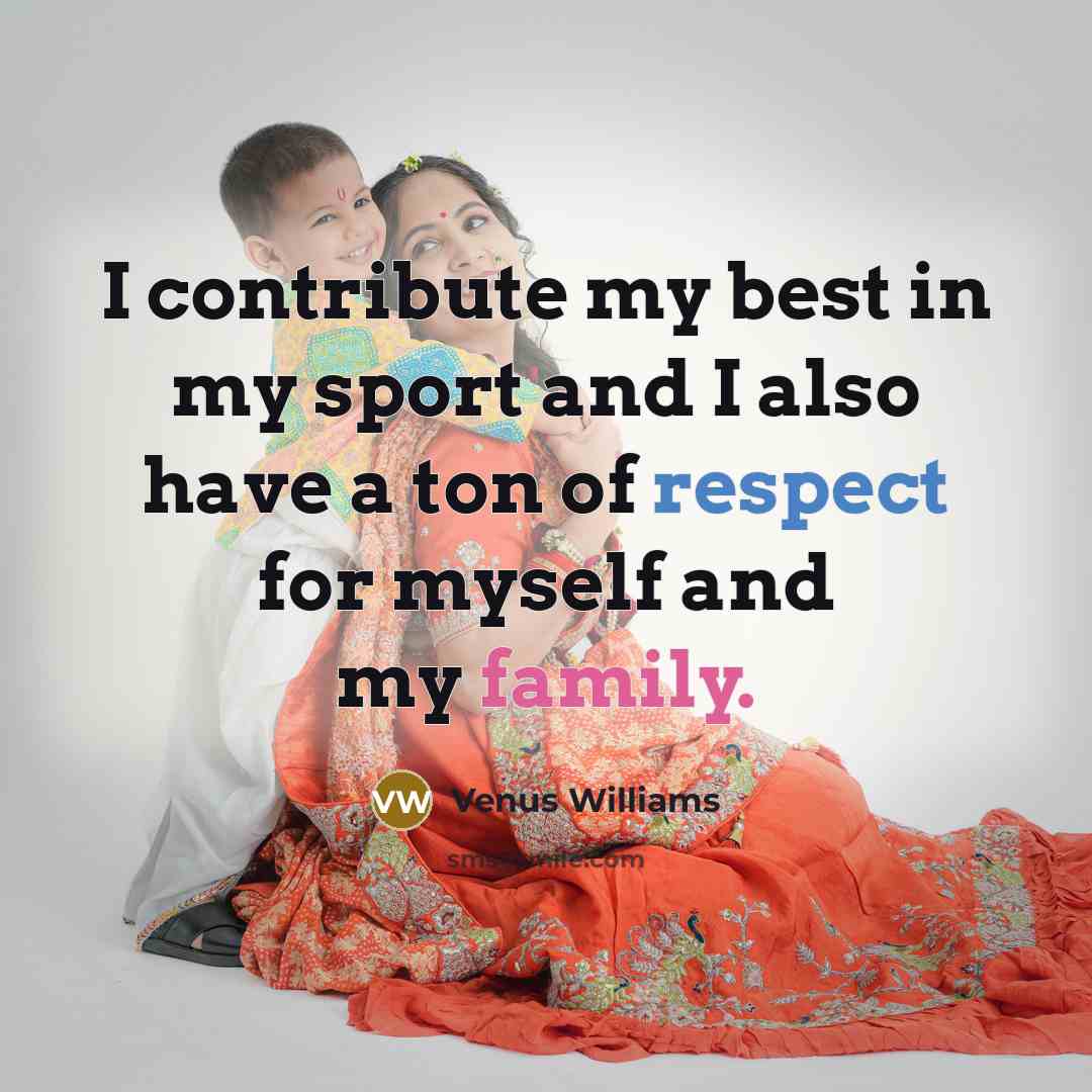 “I contribute my best in my sport and I also…” quote by Venus Williams
