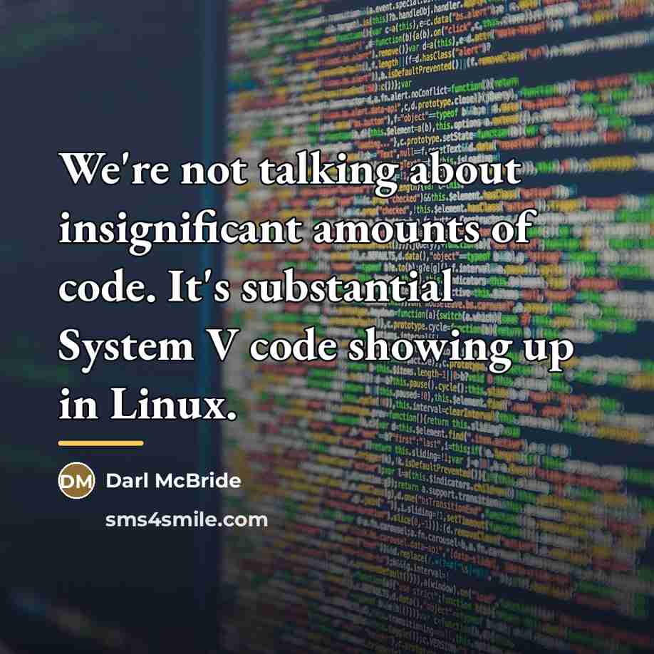 “We're not talking about insignificant amounts of code. It's substantial…” quote by Darl McBride