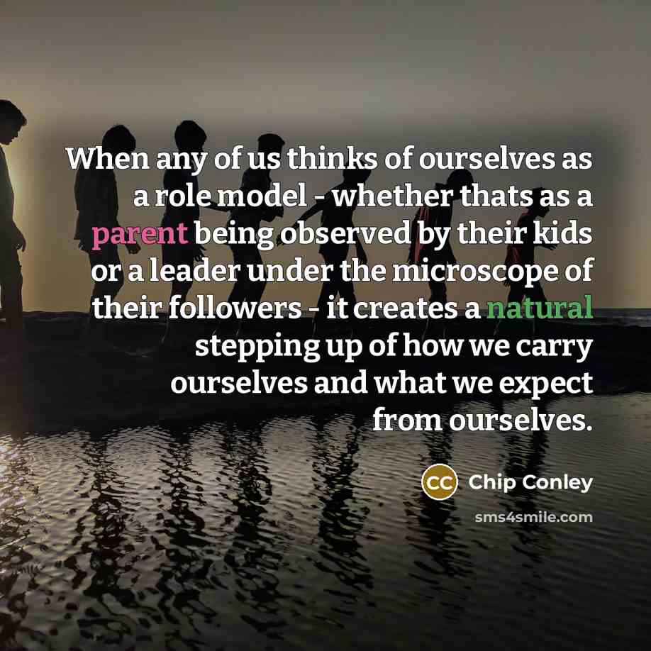 “When any of us thinks of ourselves as a role…” quote by Chip Conley