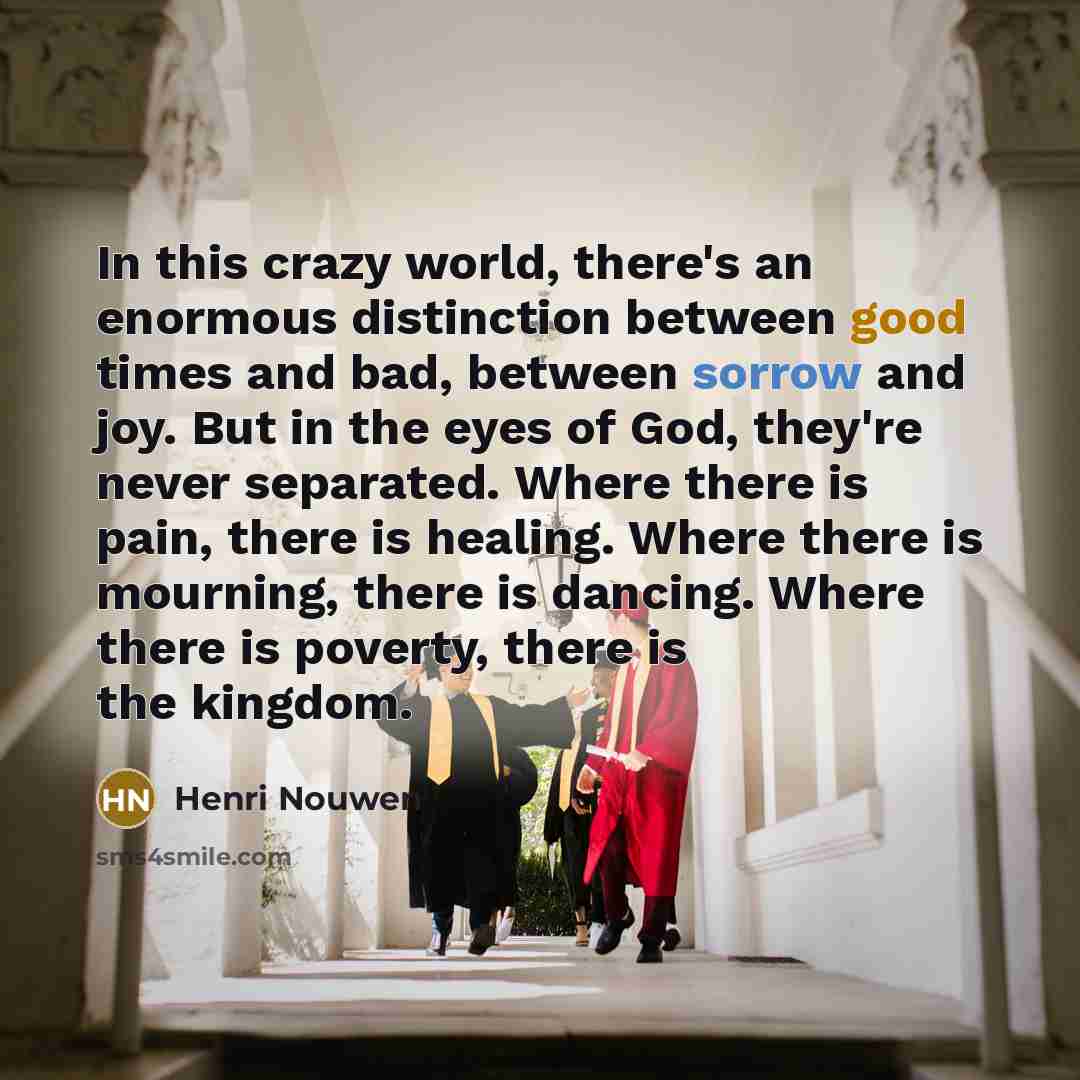 “In this crazy world, there's an enormous distinction between good…” quote by Henri Nouwen
