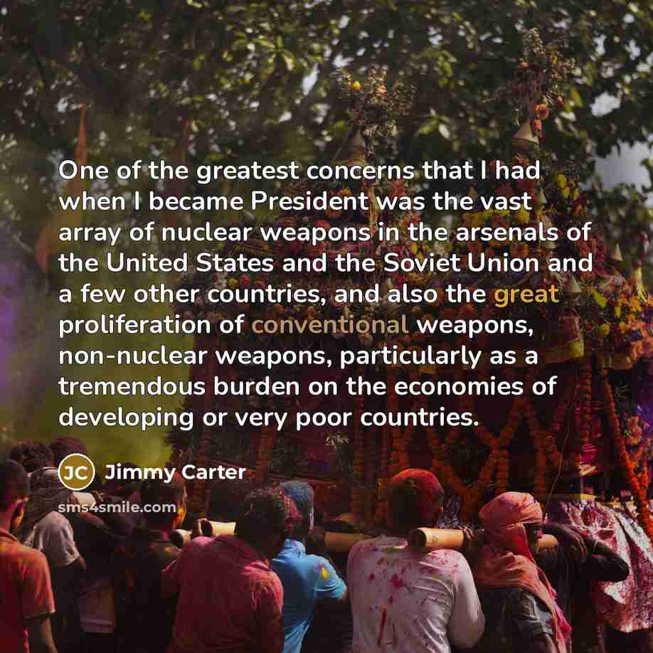 “One of the greatest concerns that I had when I…” quote by Jimmy Carter