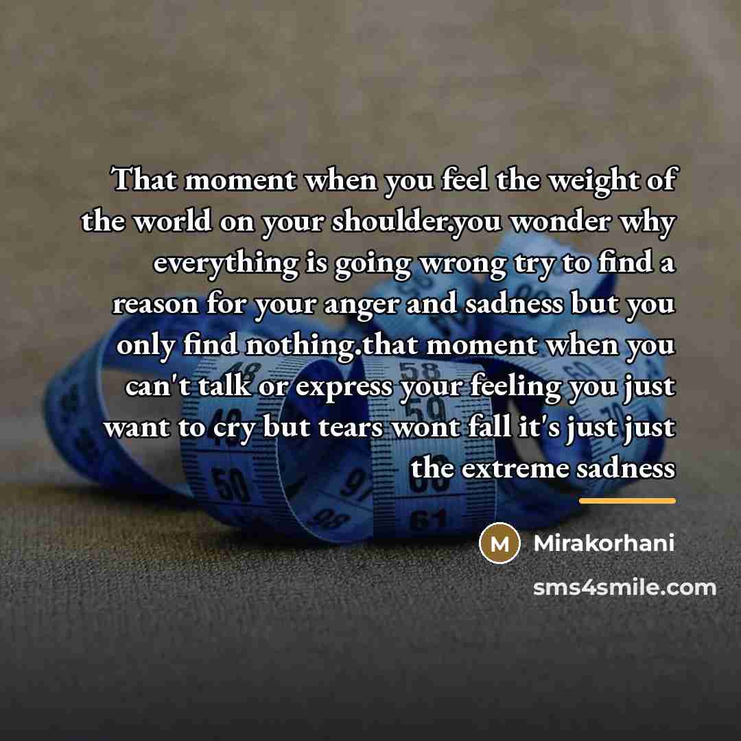 “That moment when you feel the weight of the world…” quote by Mirakorhani