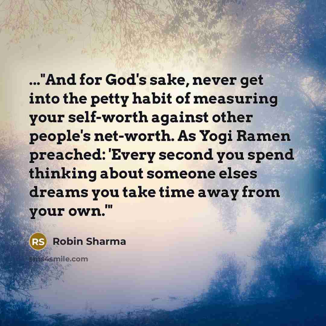 “..."And for God's sake, never get into the petty habit…” quote by Robin Sharma