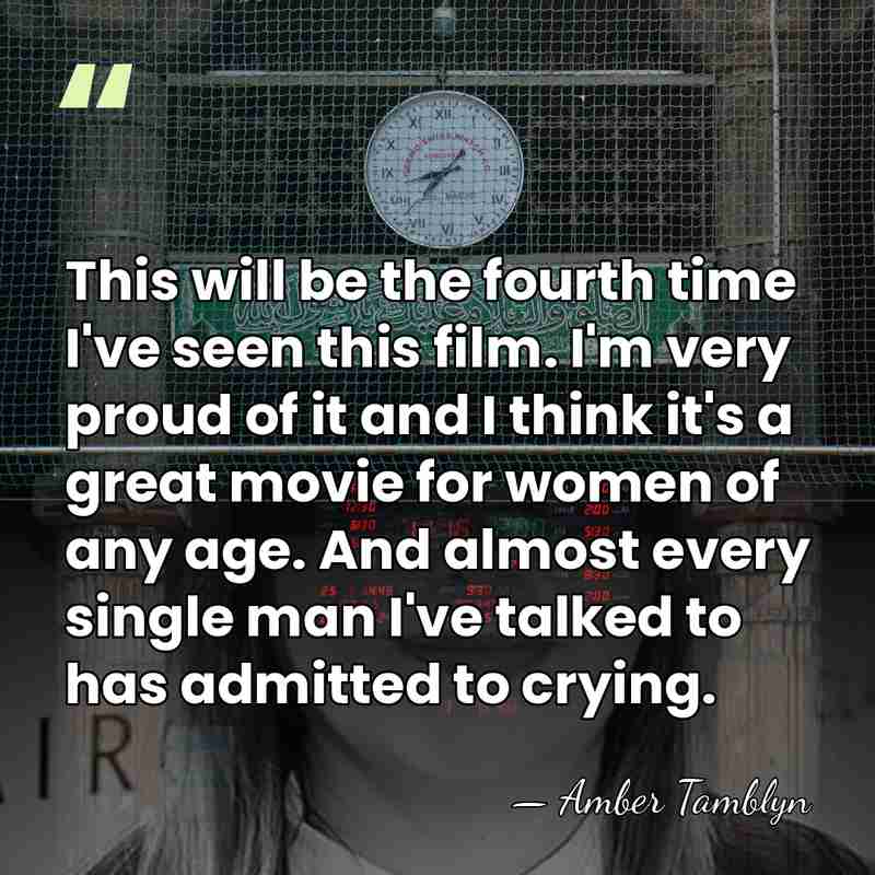 This will be the fourth time I've seen this film. I'm very&hellip; - Amber Tamblyn