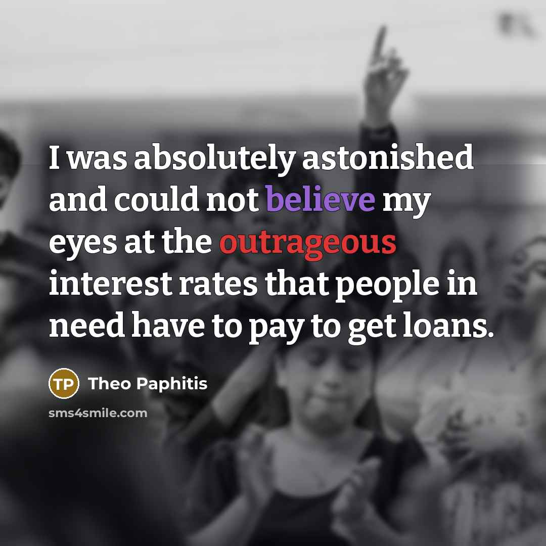 “I was absolutely astonished and could not believe my eyes…” quote by Theo Paphitis