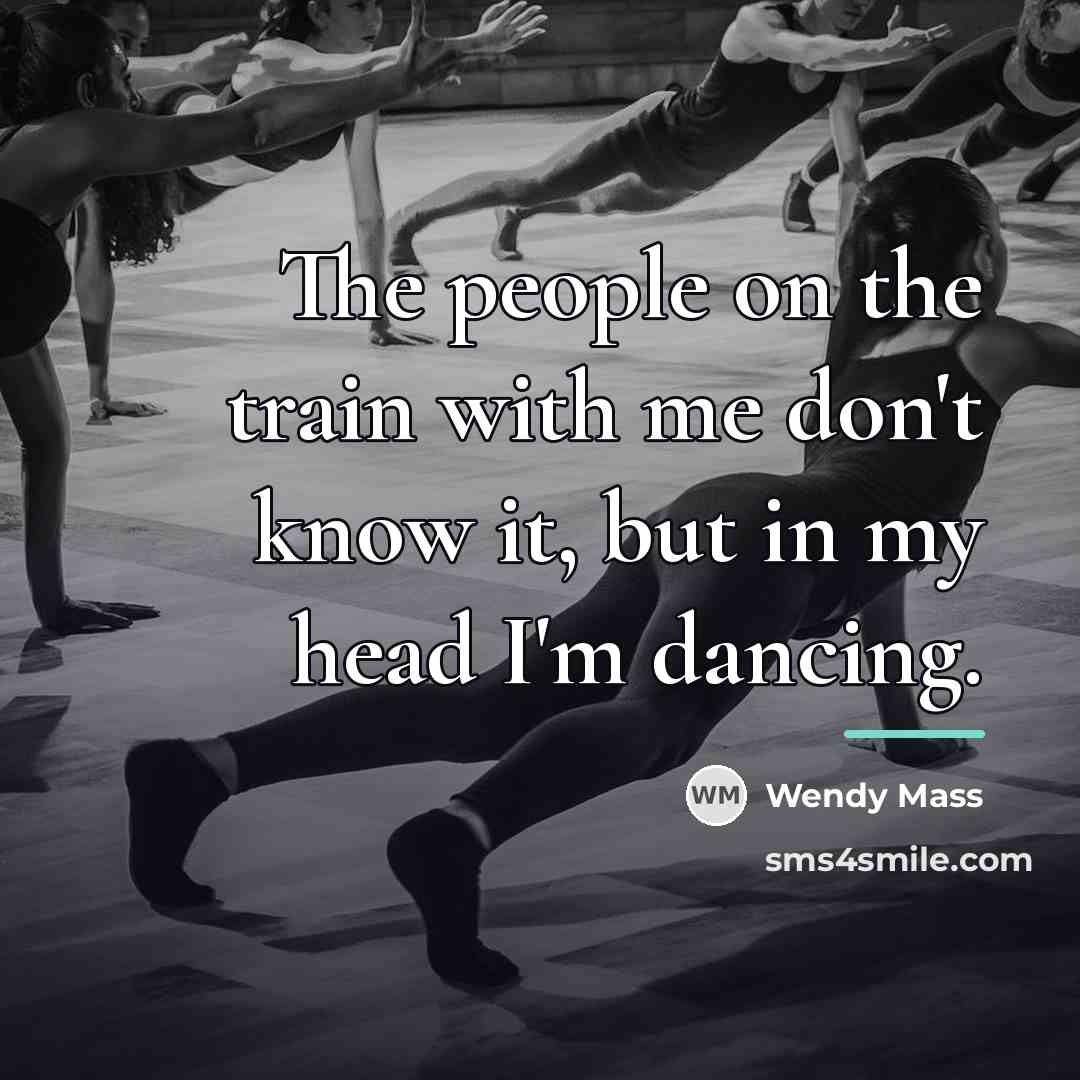 “The people on the train with me don't know it,…” quote by Wendy Mass