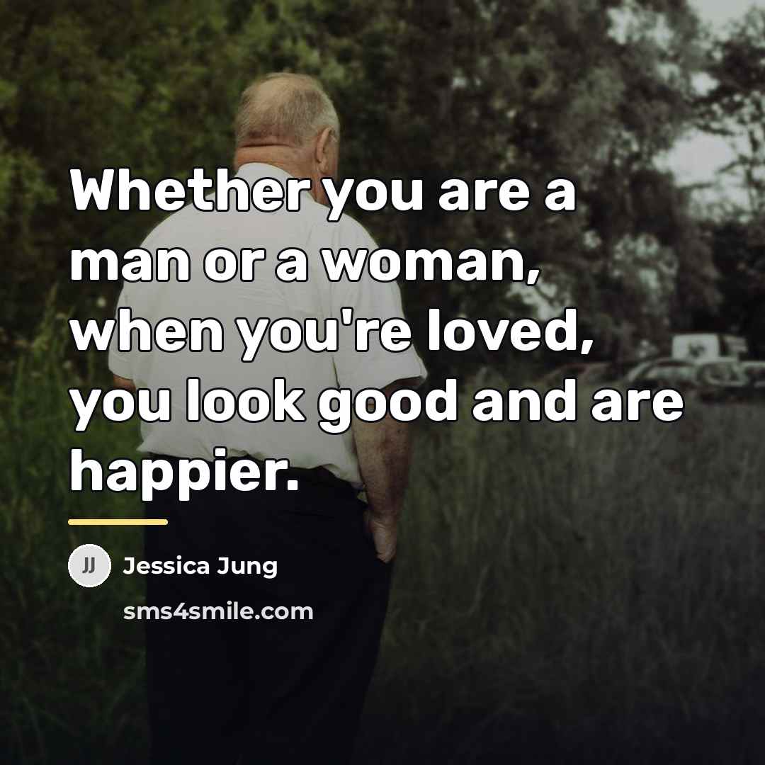 “Whether you are a man or a woman, when you're…” quote by Jessica Jung