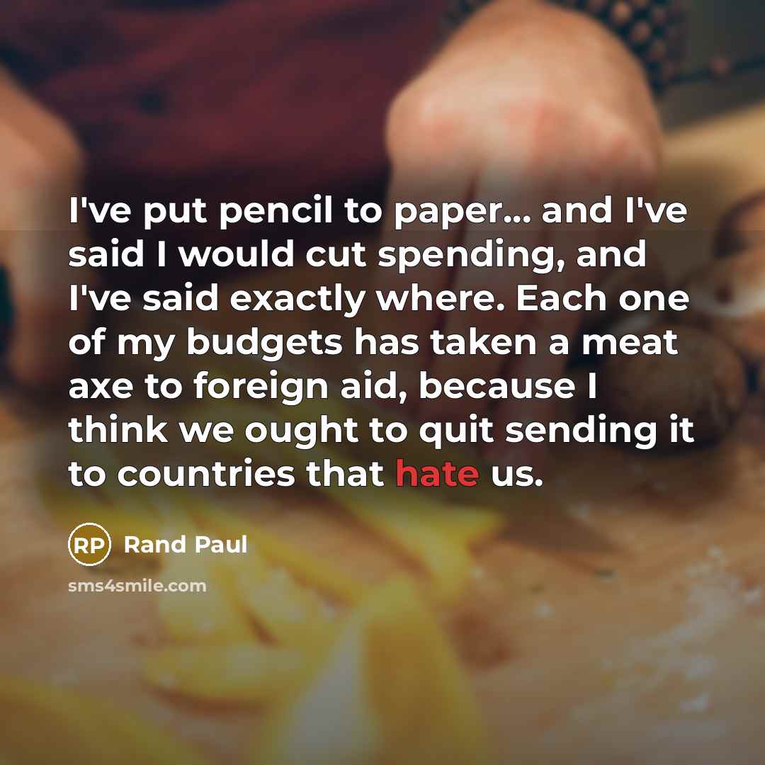 “I've put pencil to paper... and I've said I would…” quote by Rand Paul
