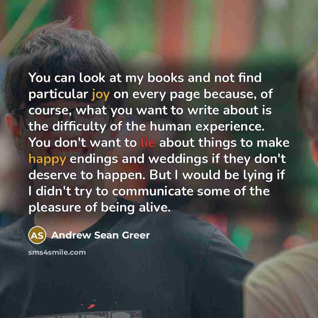 “You can look at my books and not find particular…” quote by Andrew Sean Greer