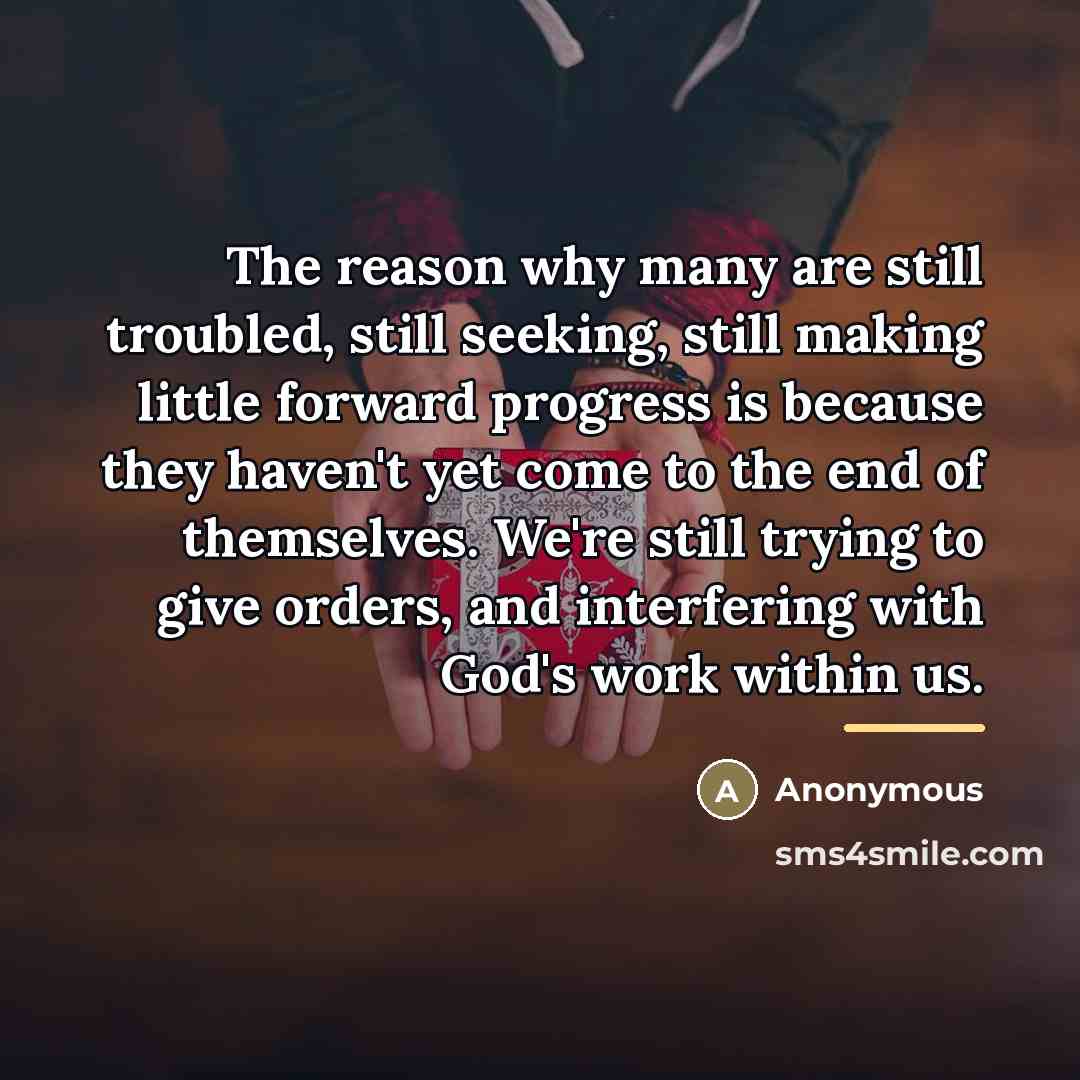 “The reason why many are still troubled, still seeking, still…” quote by Anonymous