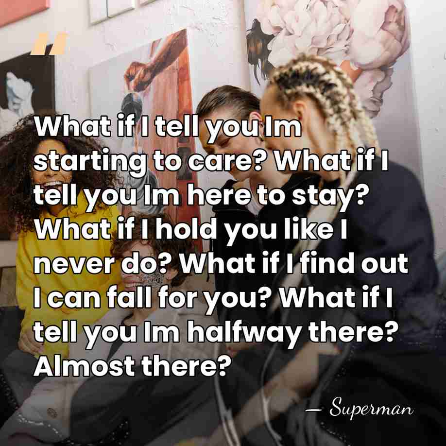 What if I tell you Im starting to care? What if I&hellip; - Superman