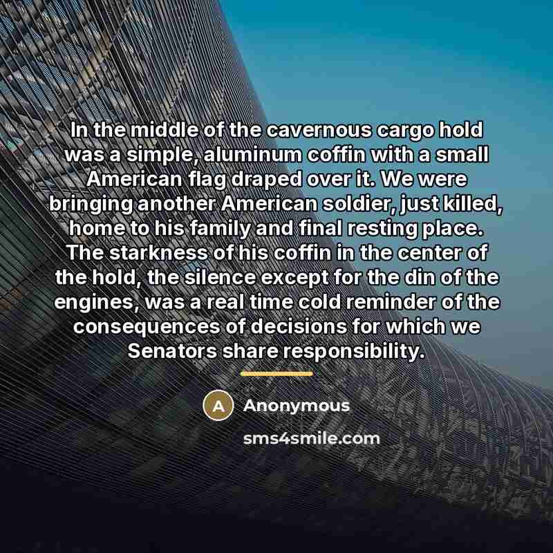 “In the middle of the cavernous cargo hold was a…” quote by Anonymous