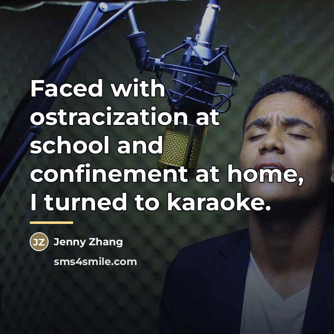 “Faced with ostracization at school and confinement at home, I…” quote by Jenny Zhang