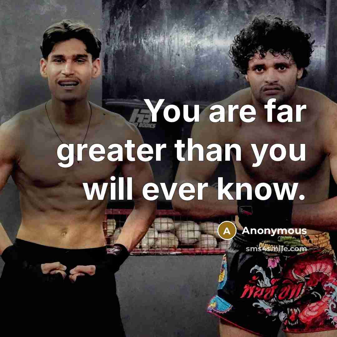 “You are far greater than you will ever know.…” quote by Anonymous