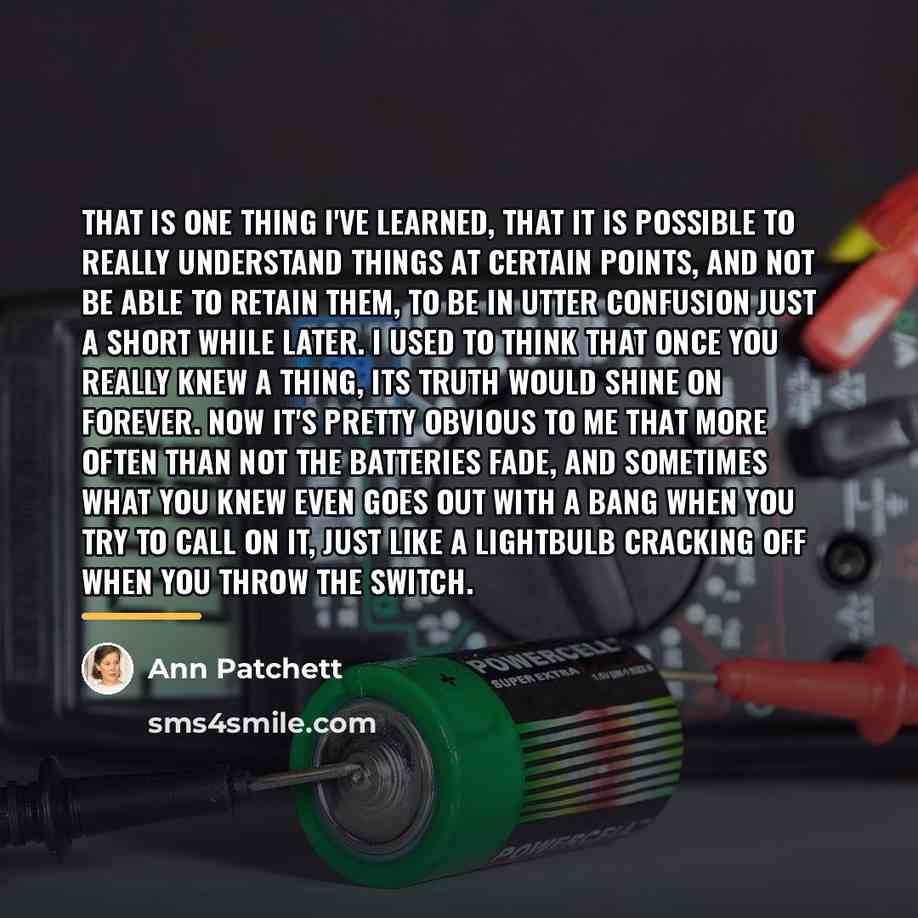 “That is one thing I've learned, that it is possible…” quote by Ann Patchett