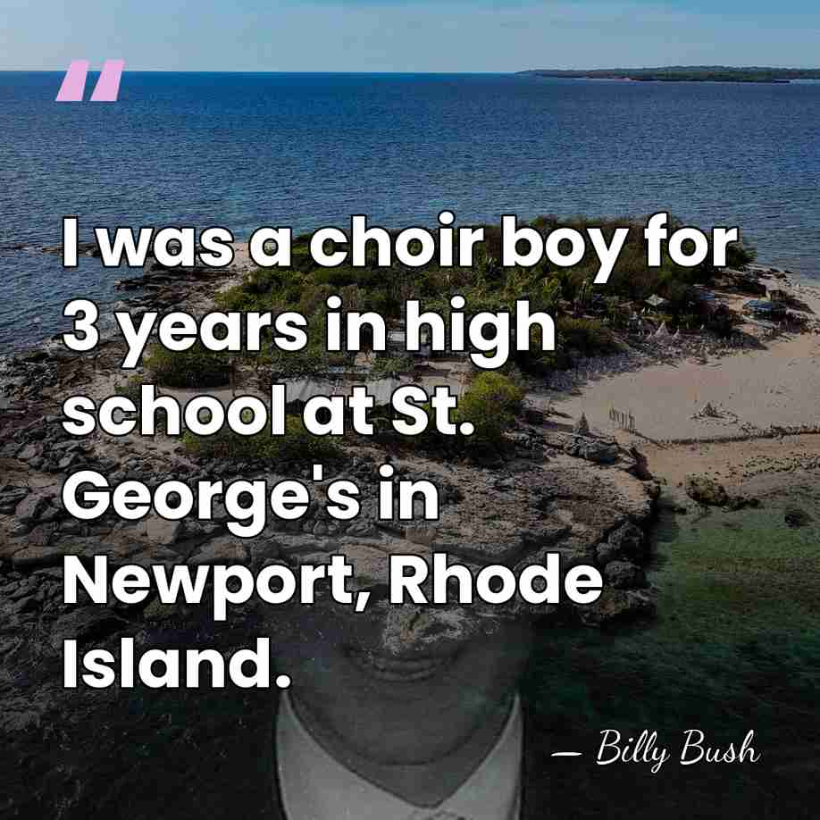 I was a choir boy for 3 years in high school at&hellip; - Billy Bush