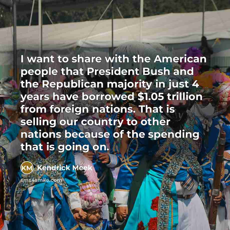 “I want to share with the American people that President…” quote by Kendrick Meek