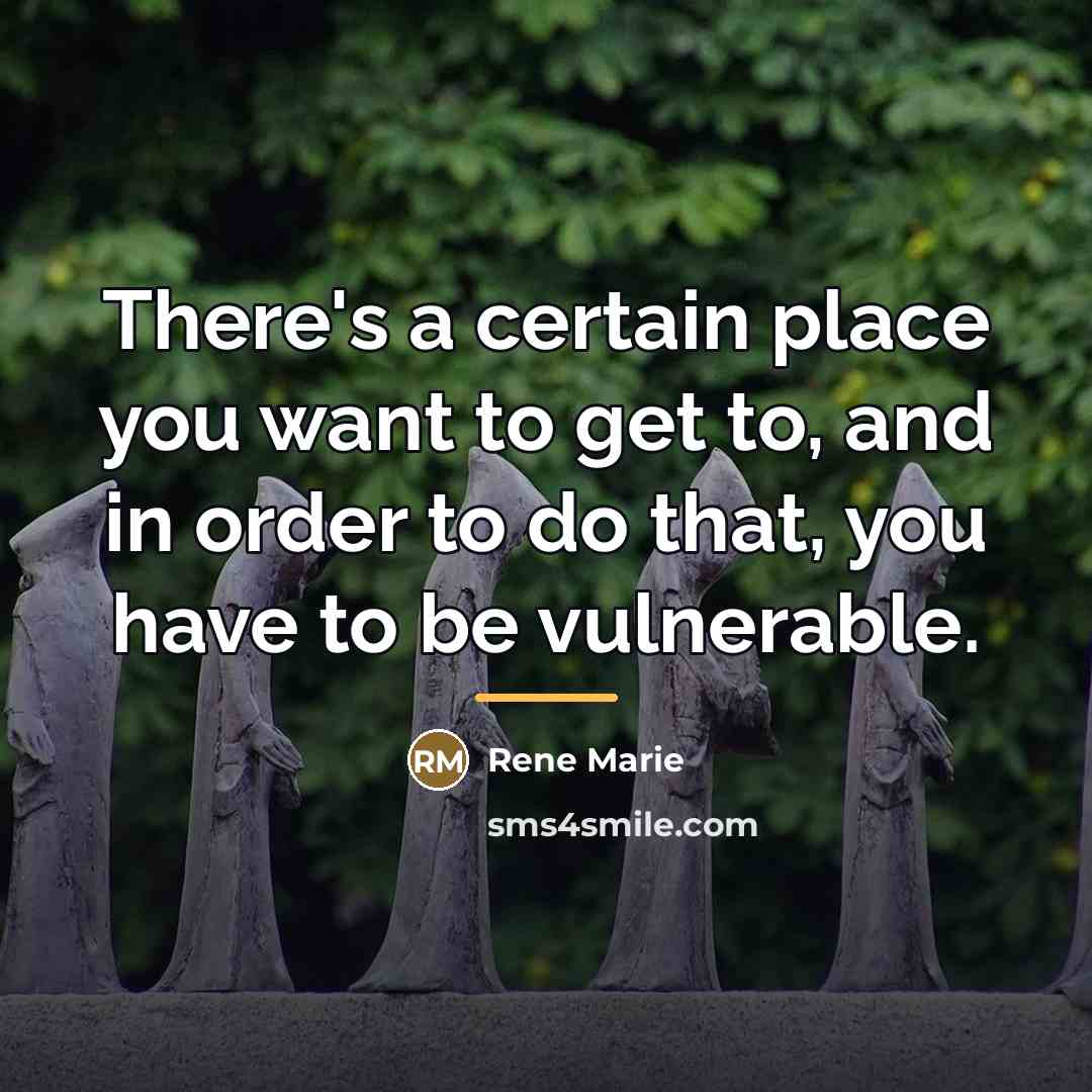 “There's a certain place you want to get to, and…” quote by Rene Marie