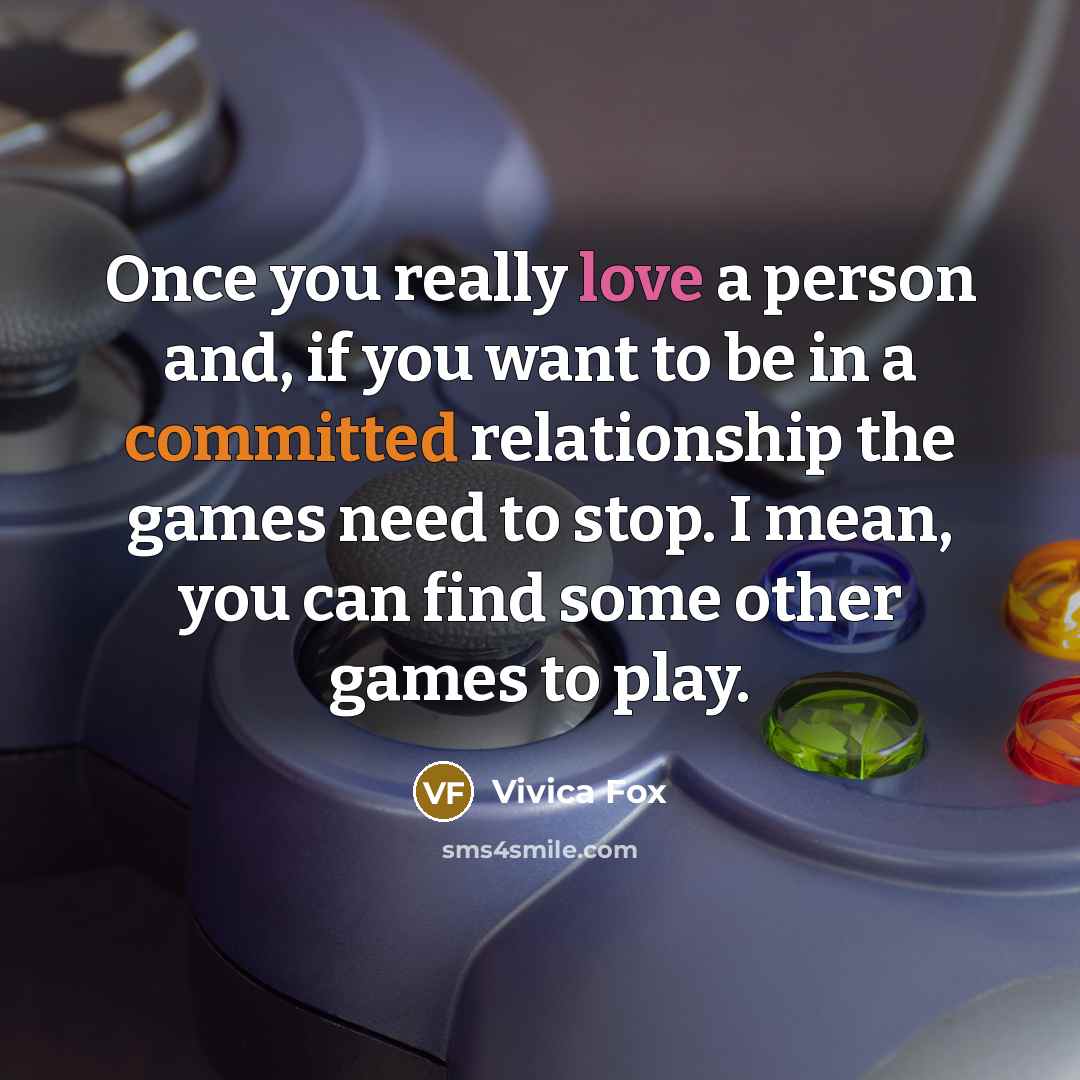 “Once you really love a person and, if you want…” quote by Vivica Fox