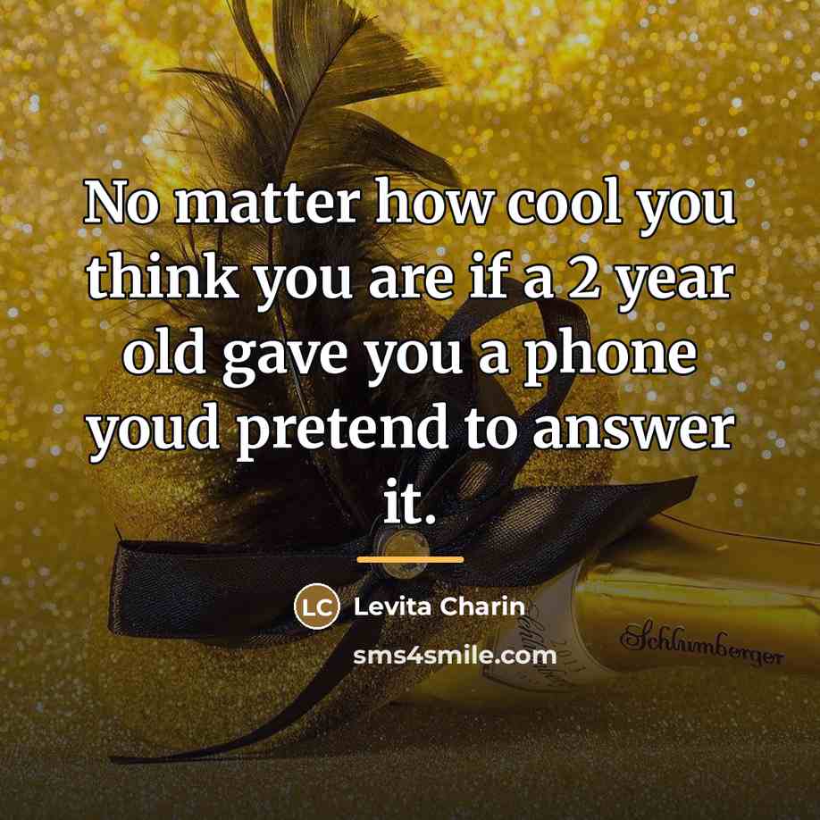 “No matter how cool you think you are if a…” quote by Levita Charin