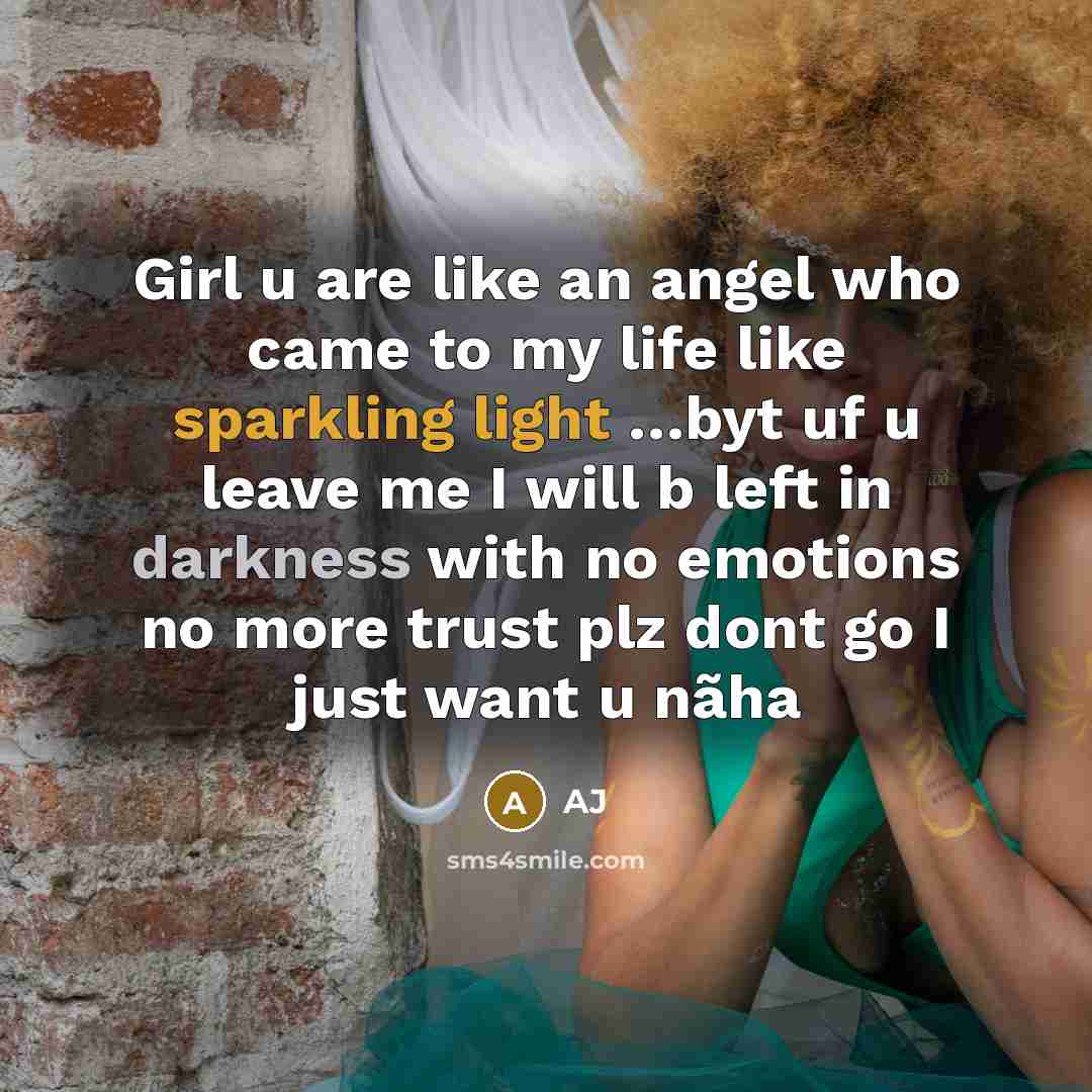 “Girl u are like an angel who came to my…” quote by AJ
