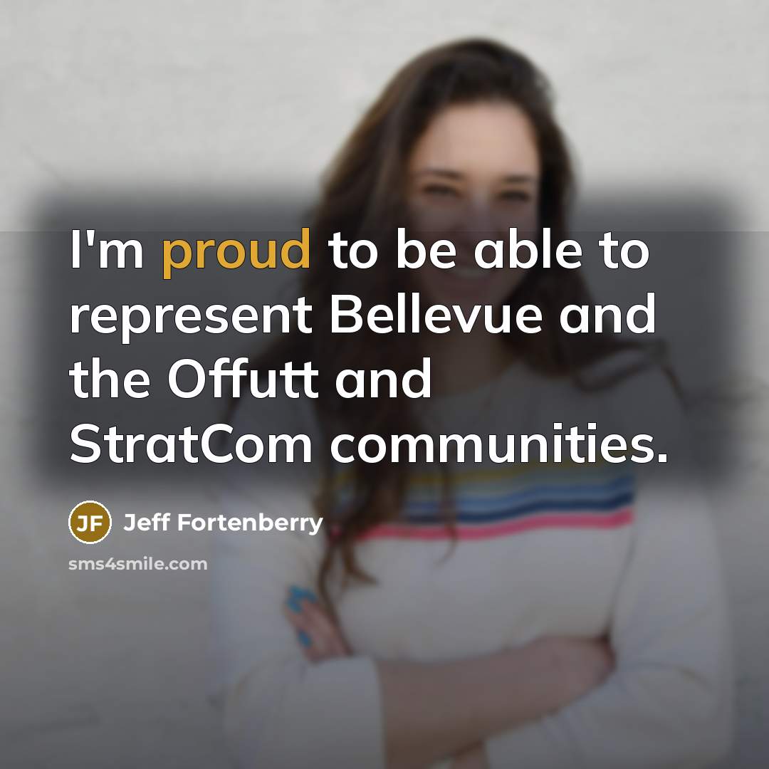 “I'm proud to be able to represent Bellevue and the…” quote by Jeff Fortenberry