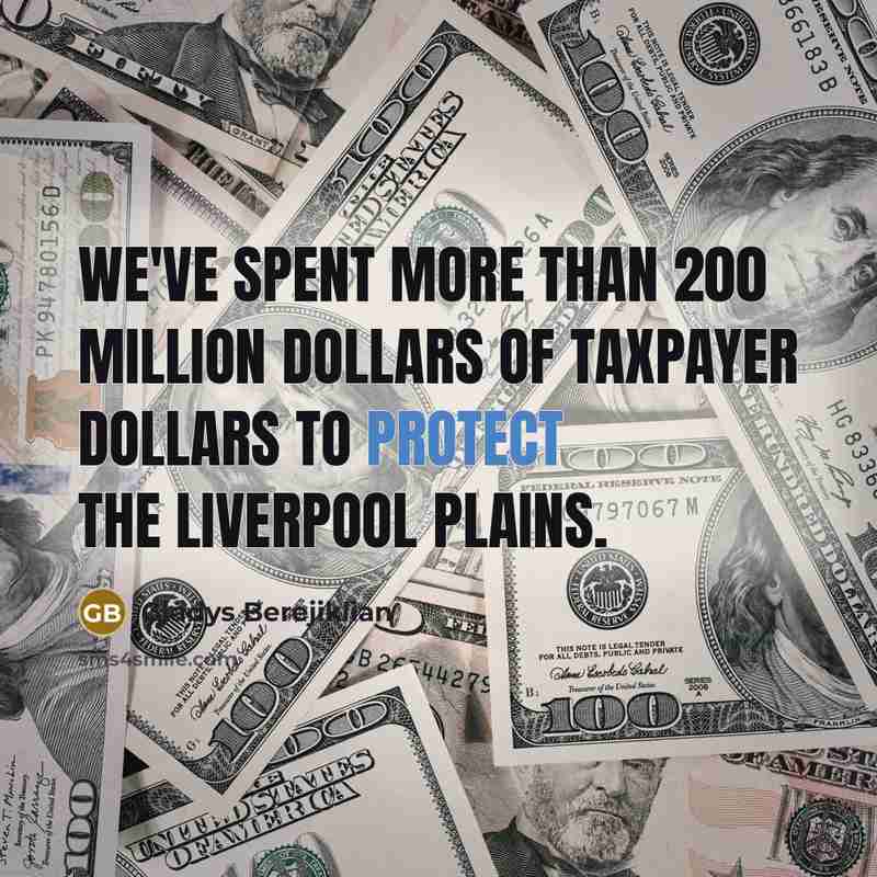 “We've spent more than 200 million dollars of taxpayer dollars…” quote by Gladys Berejiklian
