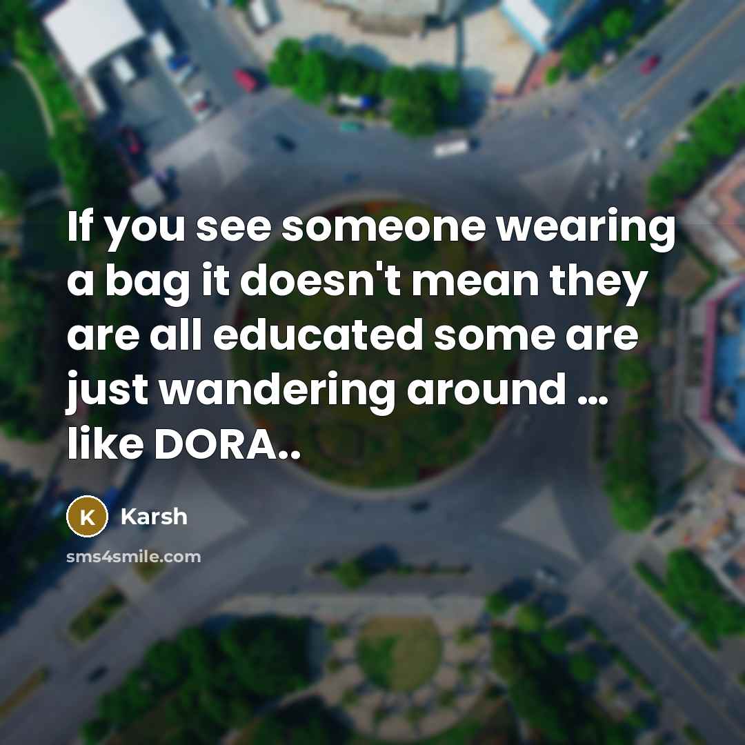 “If you see someone wearing a bag it doesn't mean…” quote by Karsh