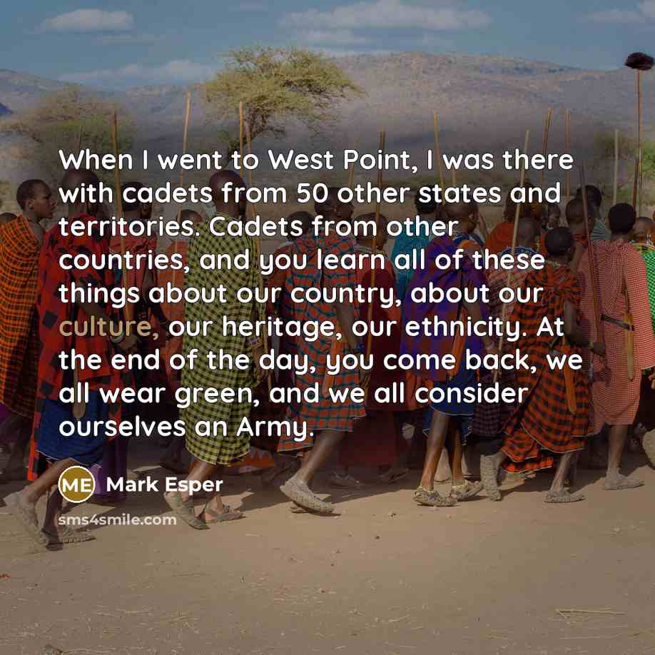 “When I went to West Point, I was there with…” quote by Mark Esper