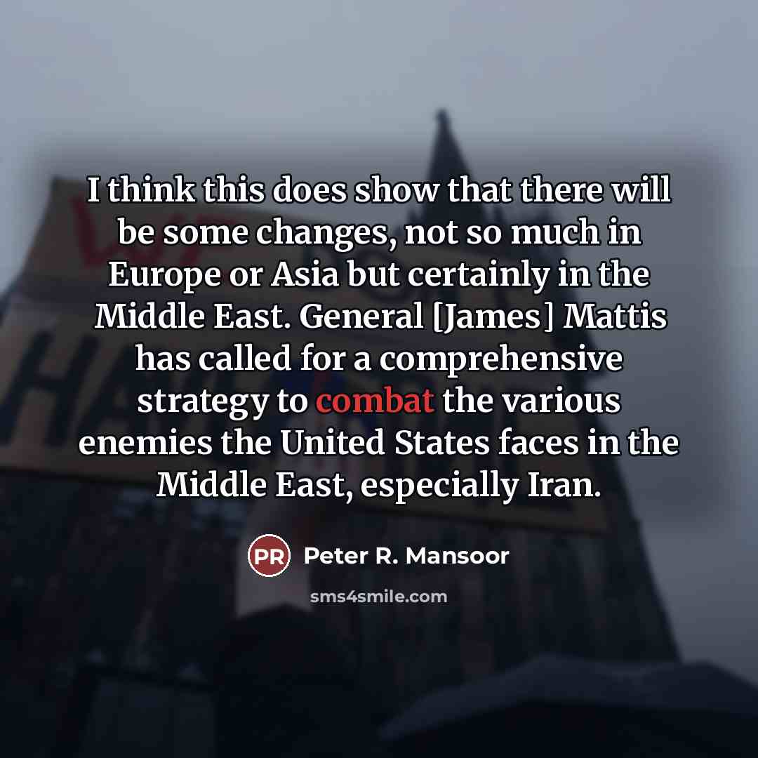 “I think this does show that there will be some…” quote by Peter R. Mansoor