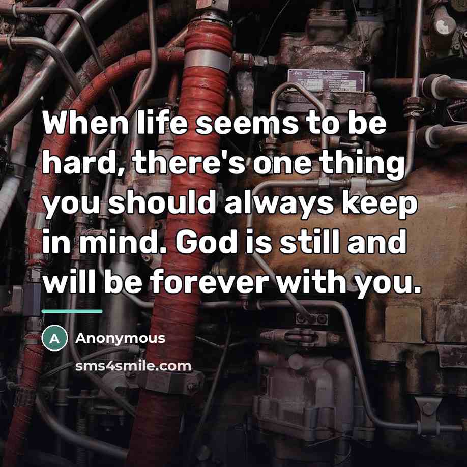 “When life seems to be hard, there's one thing you…” quote by Anonymous