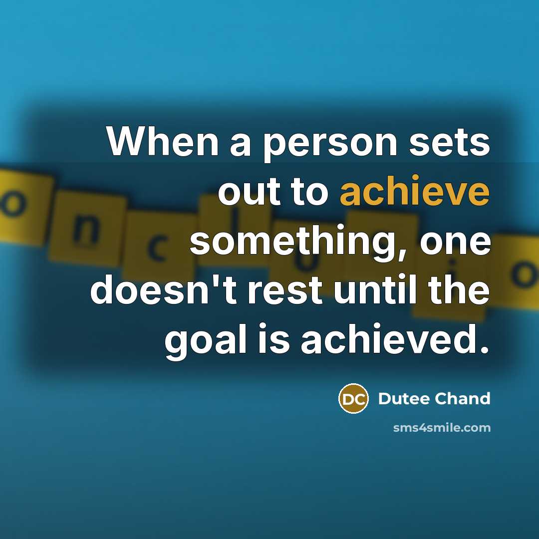 “When a person sets out to achieve something, one doesn't…” quote by Dutee Chand