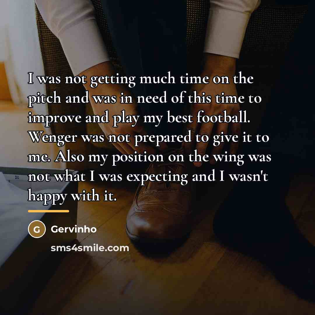 “I was not getting much time on the pitch and…” quote by Gervinho