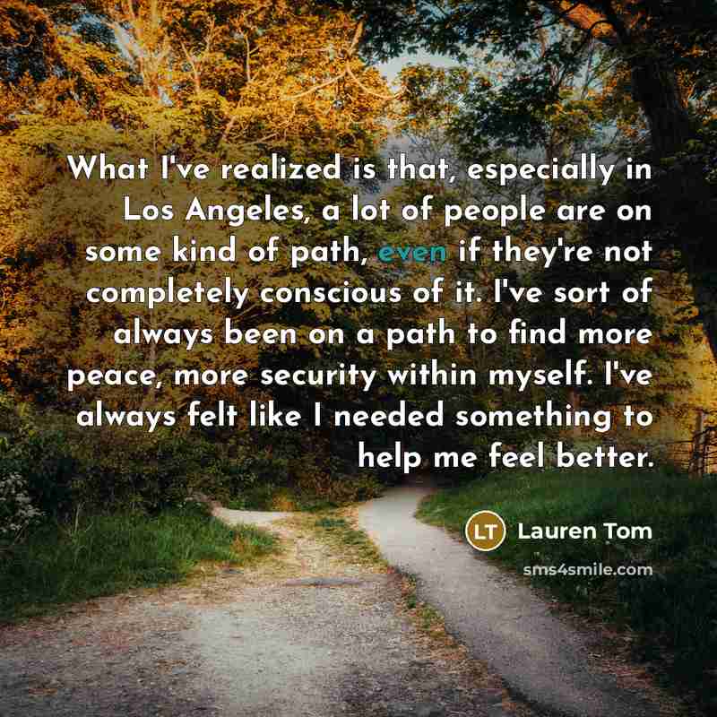 “What I've realized is that, especially in Los Angeles, a…” quote by Lauren Tom