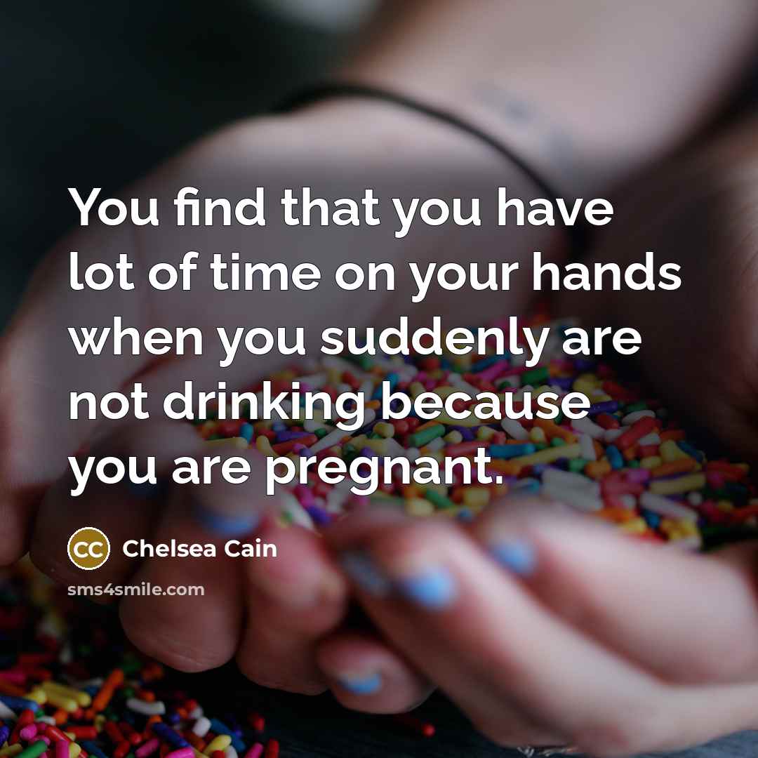 “You find that you have lot of time on your…” quote by Chelsea Cain